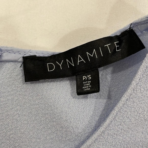 Powder Blue Dynamite Cocktail Dress - Picture 4 of 5